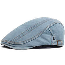 Sterling Four Seasons Denim™ Newsboy Cap Washed Flat Brim