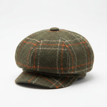Sterling Huanji Lightweight Octagonal Beret™  With Cloud Check Pattern