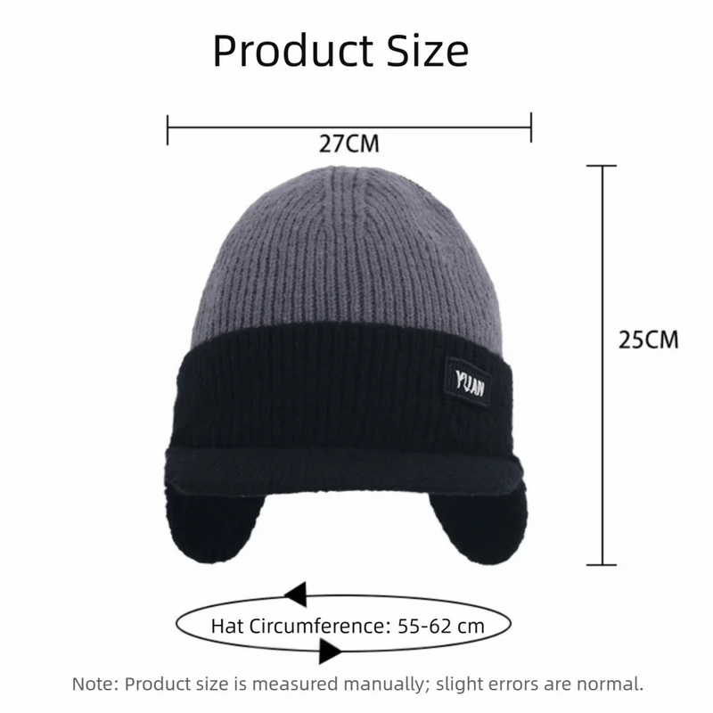 Sterling Thermal Knit Baseball Cap With Fleece Ear Flaps