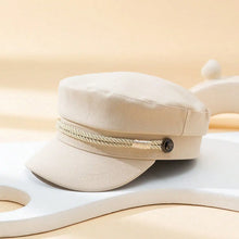 Sterling Double-Layered Rope Anchor Hook Polyester Newsboy Cap™