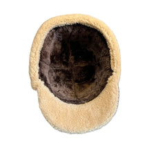 Sterling™ Leather Bomber Cap Lamb Wool Lined Earflaps
