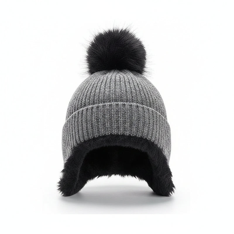 Sterling Marlow Gradient Knit Toddler Bonnet with Pom Pom™
