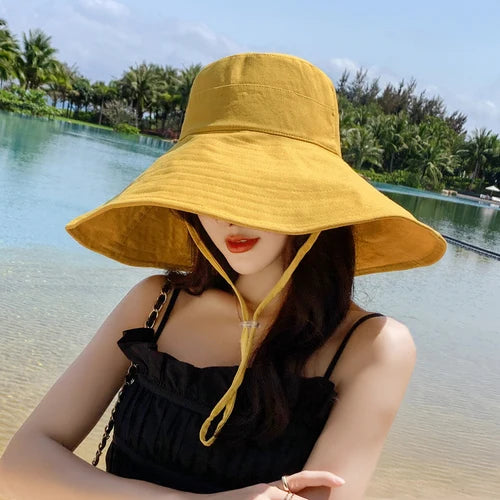Sterling Solstice Luxe™ Wide Brim Canvas Hat Adjustable Chin Cord