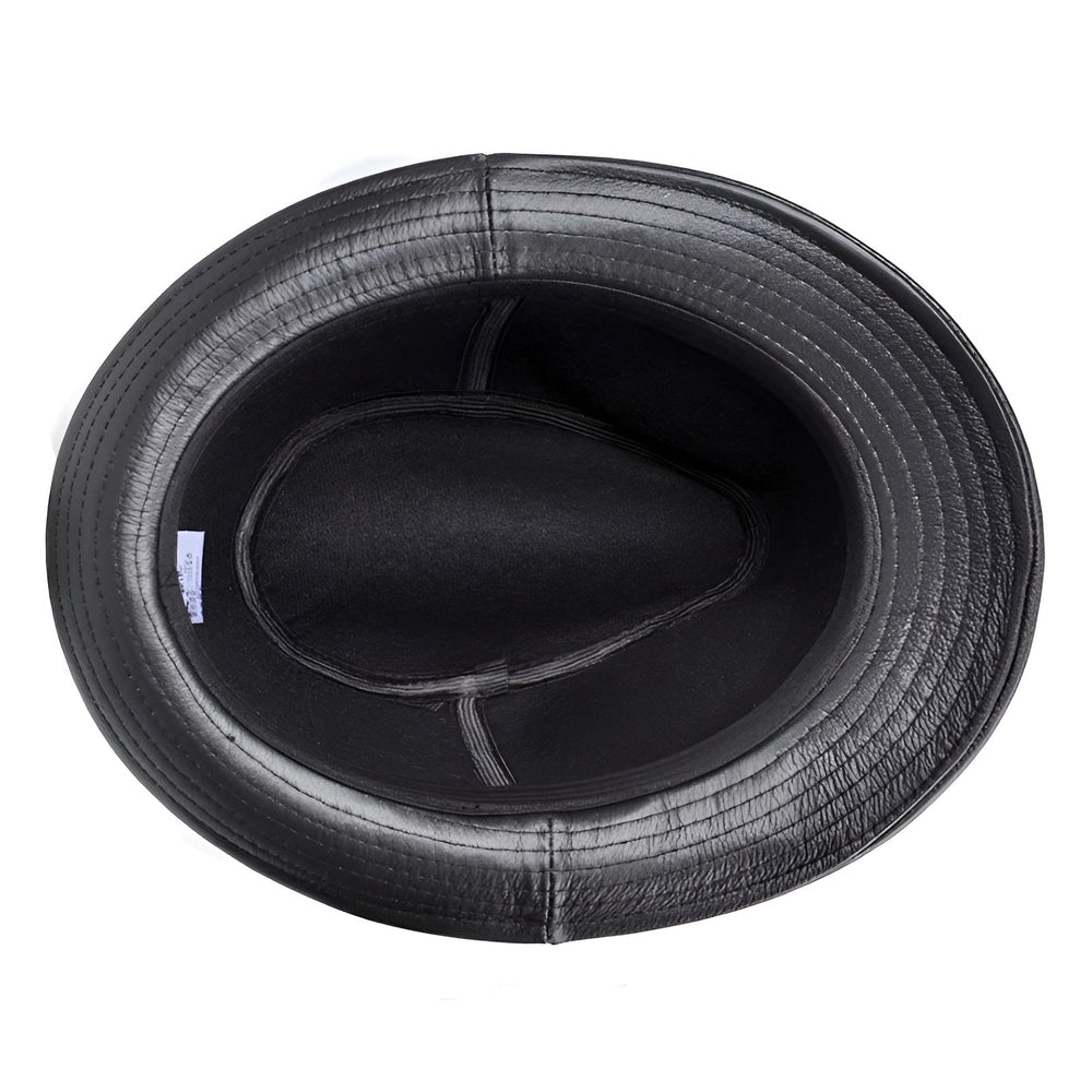 Sterling Trilby Hat™ Leather Short Brim Timeless Style
