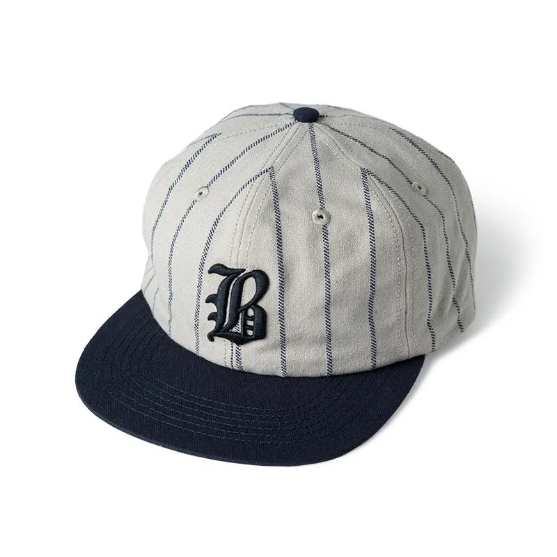 Sterling™ Heritage Stripe Baseball Cap Yarn Dyed Two Tone Panels