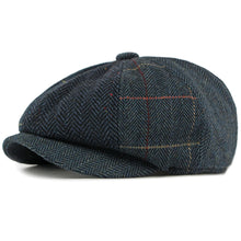 Sterling HT4942 Plaid Wool Blend Beret™ with Patchwork Design