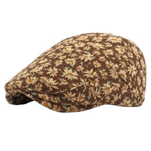 Sterling Corduroy Print Newsboy Cap™ Flat Peaked Corduroy Visor