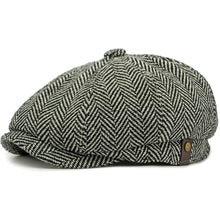 Sterling HT4942 Plaid Wool Blend Beret™ with Patchwork Design