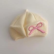 Sterling Roselyn Baby Wool Knit Beret™ with Bow Detail