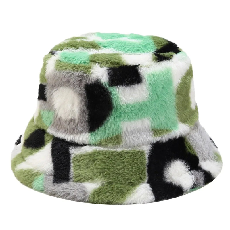 Sterling Outdoor Bucket Hat™  Plush Lamb Wool Style Soft Brim Cap