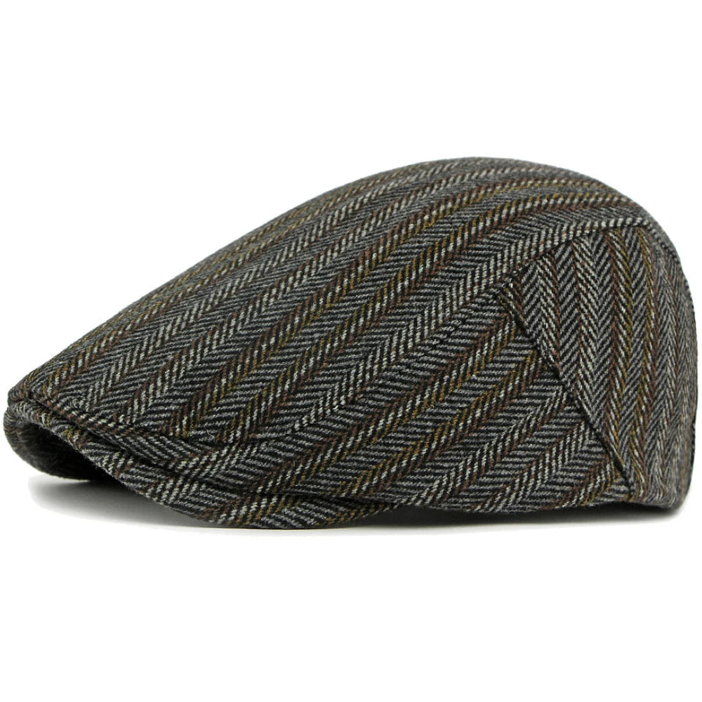 Sterling HT5040 Adjustable Wool Beret™ with Retro Stripes