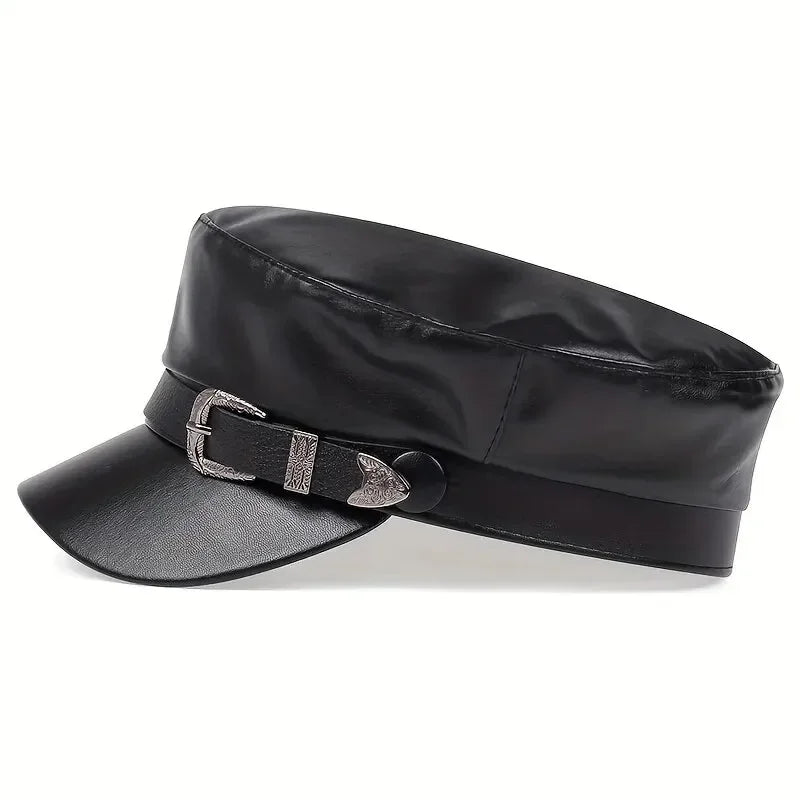 Sterling Belt Buckle Leather Hat™ Flat Top Cap Buckle Trim
