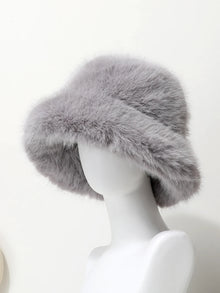 Sterling Solea Winter Bucket Hat™ Faux Mink Plush Bright Yellow