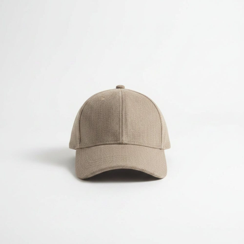 Sterling Herringbone Wool Cap™ Structured Crown Short Peak