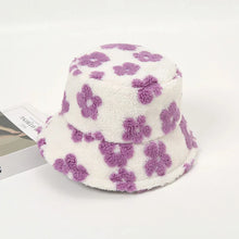 Sterling Mirelle Reversible Corduroy Bucket Hat™  With Cow Print Fleece