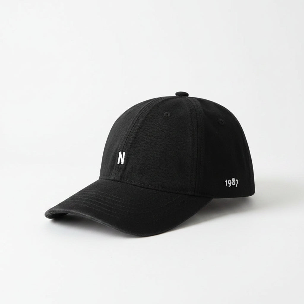 Sterling™ N Letter Duckbill Cap Cotton Blend Embroidered Crown