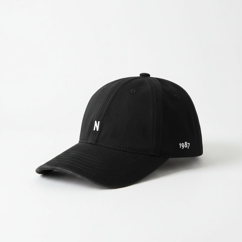 Sterling™ N Letter Duckbill Cap Cotton Blend Embroidered Crown