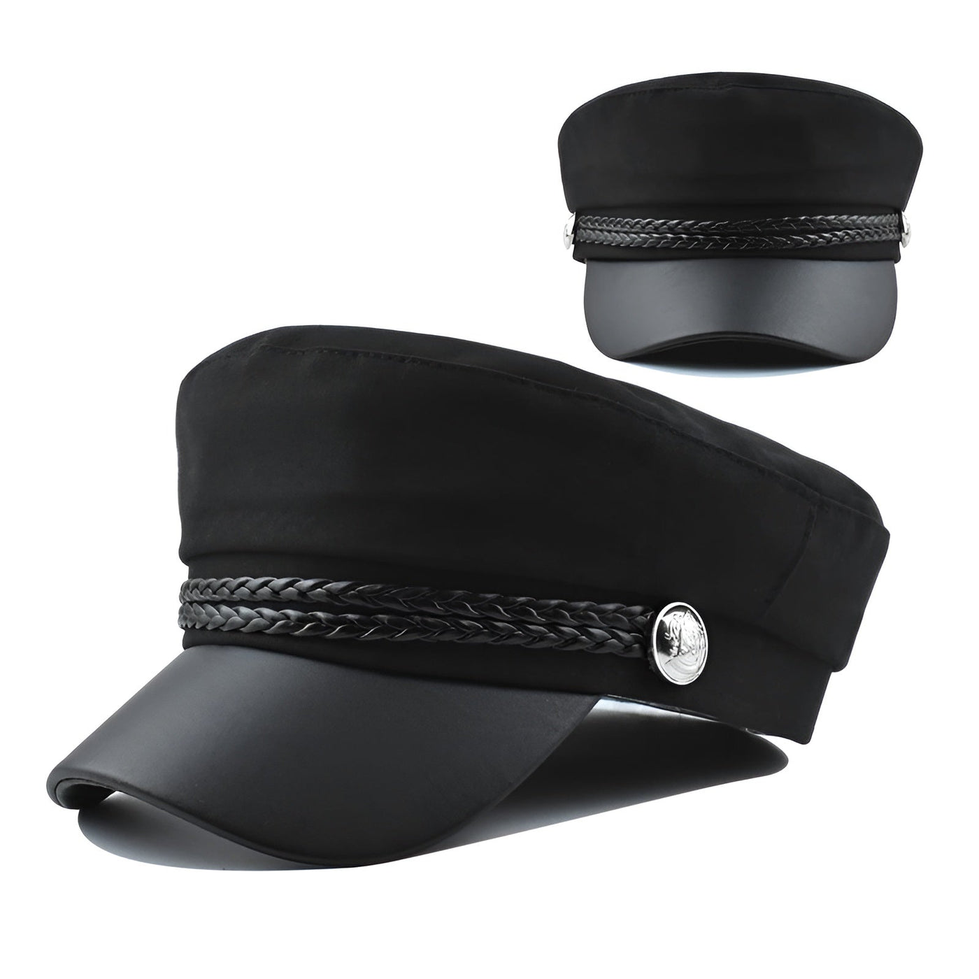 Sterling Braided Wool Sailor Cap™ Structured Braided Trim