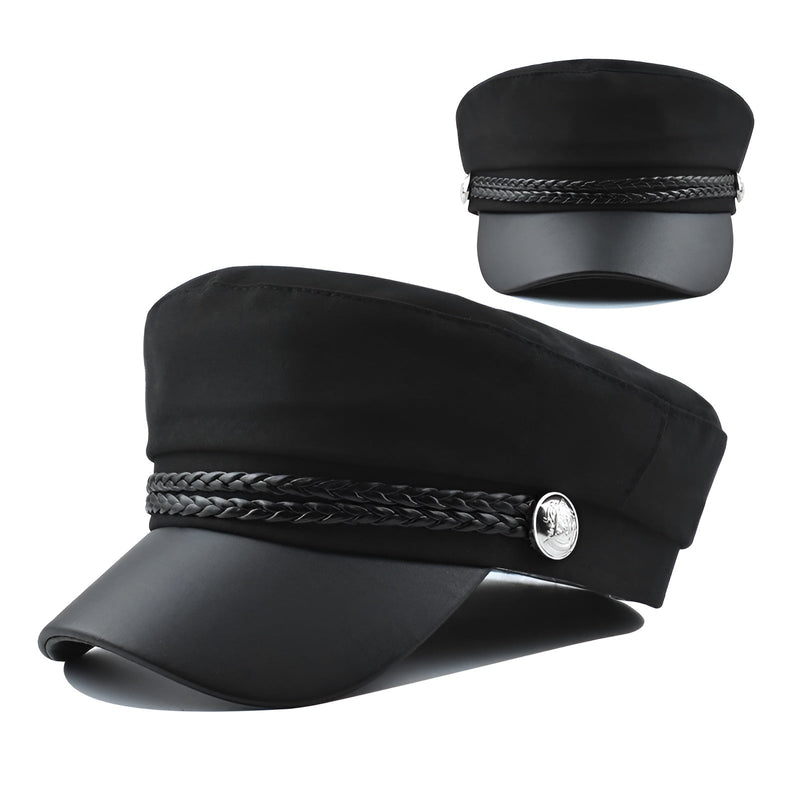 Sterling Braided Wool Sailor Cap™ Structured Braided Trim
