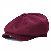 Sterling VL003 Cotton Newsboy Cap™   With Eight Panel Button Crown