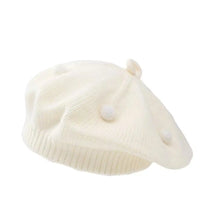 Sterling Amelie Baby Knit Beret™ with Plush Pom
