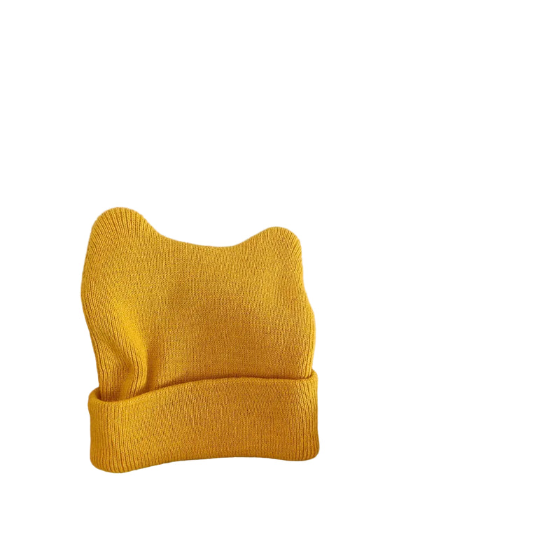 Sterling™ Baby Knit Beanie with Ribbed Design & Bear Ears