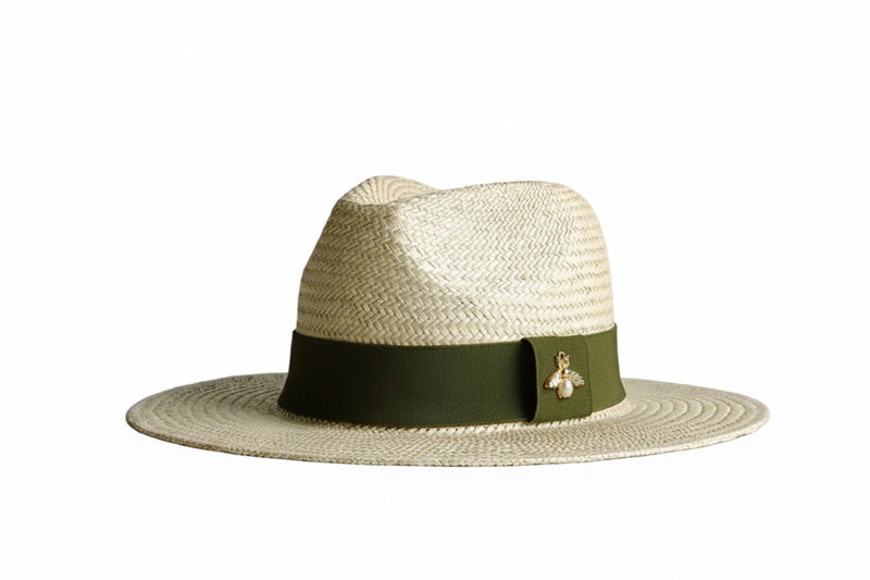 Sterling Bee Woven Sisal Sun Hat™ With Structured Fedora Crown