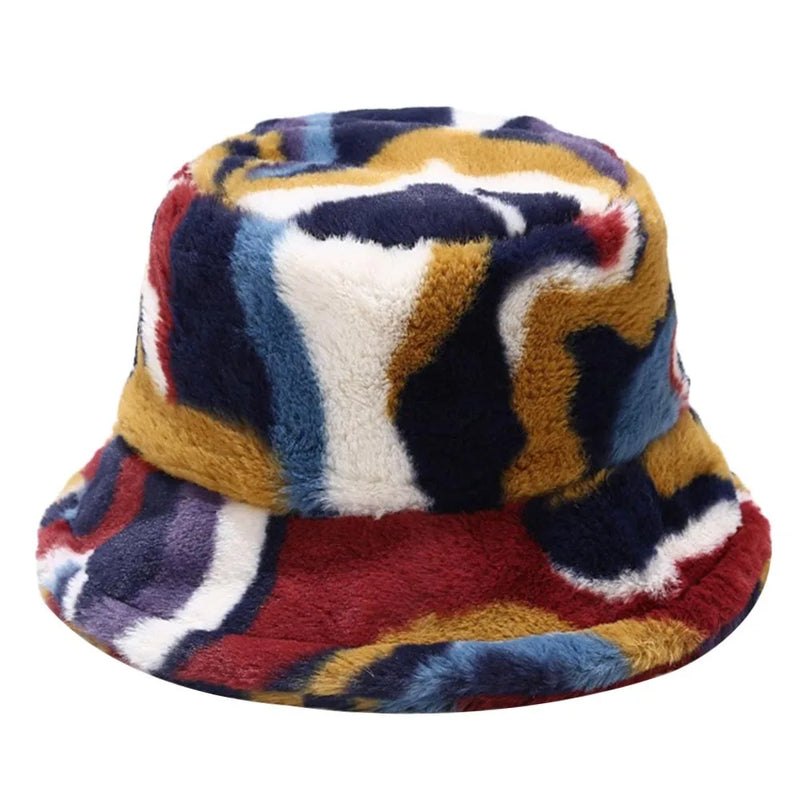 Sterling Outdoor Bucket Hat™  Plush Lamb Wool Style Soft Brim Cap