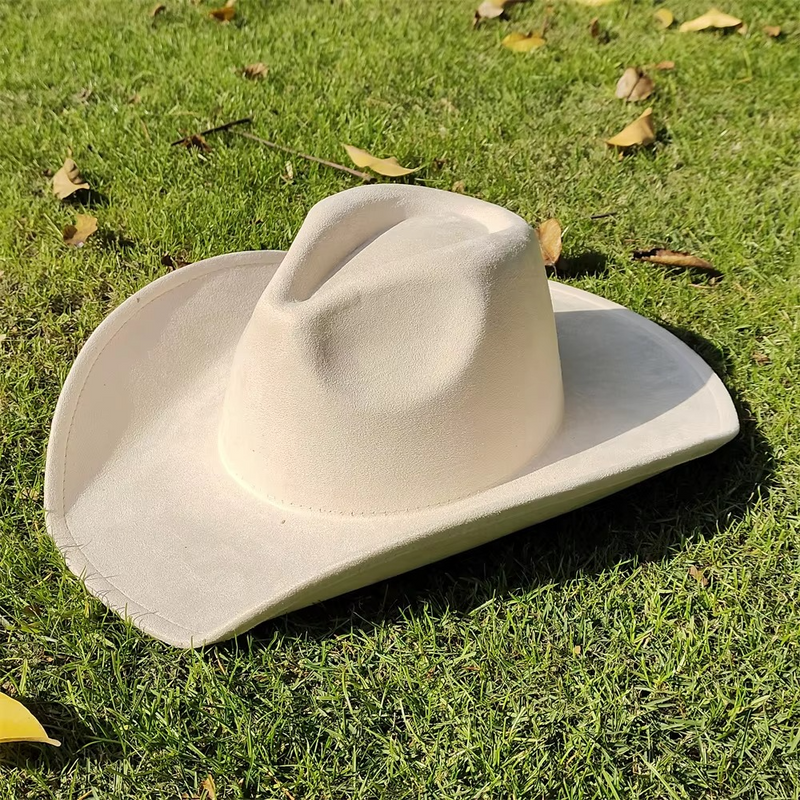 Sterling Classic Suede Western Cowboy Fedora Hat™ Pinched Crown