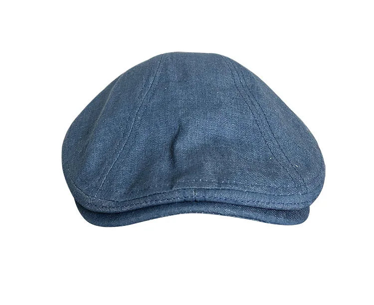 Sterling™ Newsboy Cap Washed Cotton Denim Eight Panel Crown