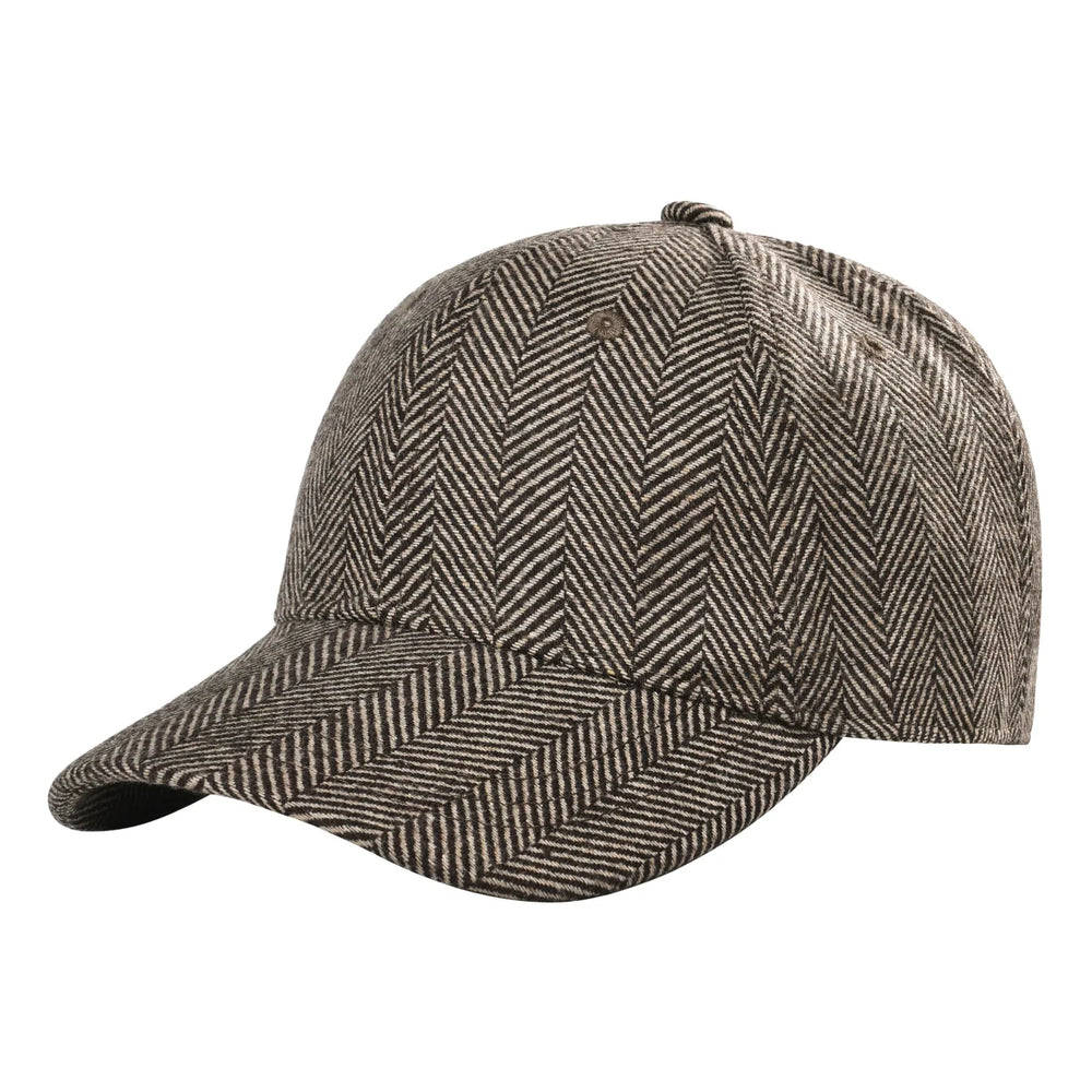 Sterling Hawthorne Wool Tweed Baseball Cap™   With Soft Crown