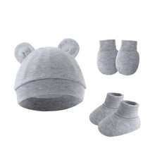 Sterling™ Newborn Bow Beanie and Mittens Set