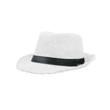 Sterling Trilby Straw Hat™ Frayed Brim Summer Style