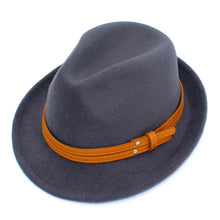 Sterling Manhattan Cotton™ Fedora Leather Belt Detail