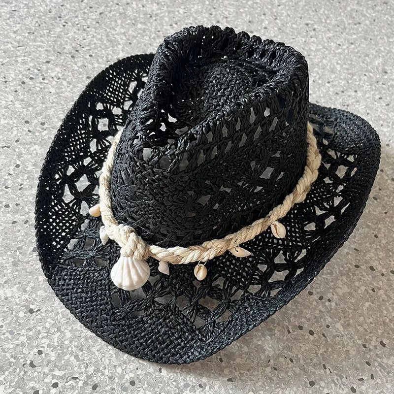 Sterling Ocean Drift™ Straw Cowboy Hat Shell Band