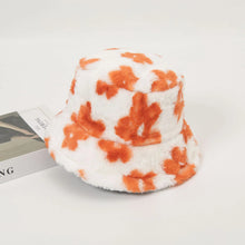 Sterling Mirelle Reversible Corduroy Bucket Hat™  With Cow Print Fleece