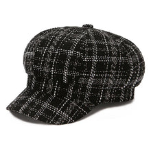Sterling Aveline Plaid Newsboy Beret™  Acrylic Octagonal Crown