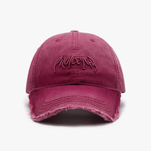 Sterling™ Adjustable Cotton Baseball Cap With Raised Letter Embroidery