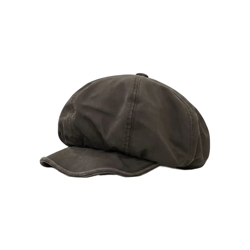 Sterling Korean Retro Newsboy Cap™ Plaid Denim Soft Octagonal Crown