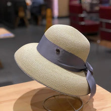 Sterling Coastal Luxe™ Wide Brim Straw Hat Black Ribbon
