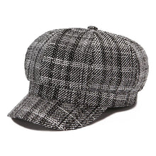 Sterling Aveline Plaid Newsboy Beret™  Acrylic Octagonal Crown