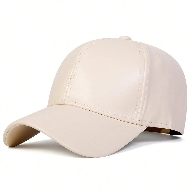 Sterling™ Everyday PU Leather Baseball Cap With Adjustable Fit