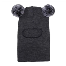 Sterling™ Double Pom Knit Balaclava Hood