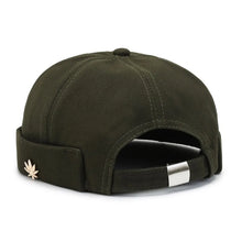 Sterling Metal Maple Leaf Curved Brim Cap™ Fabric Adjustable