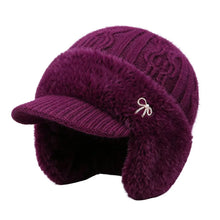 Sterling™ Marlowe Fleece Knit Beret Cap With Plush Ear Flaps