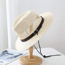 Sterling Breathable Mesh Band Hat™ & Chin Strap Wide Brim Fabric