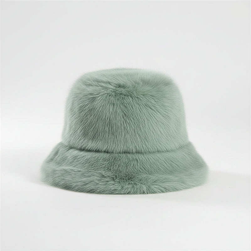 Sterling Cozette Faux Fur Bucket Hat - Plush Winter Accessory™