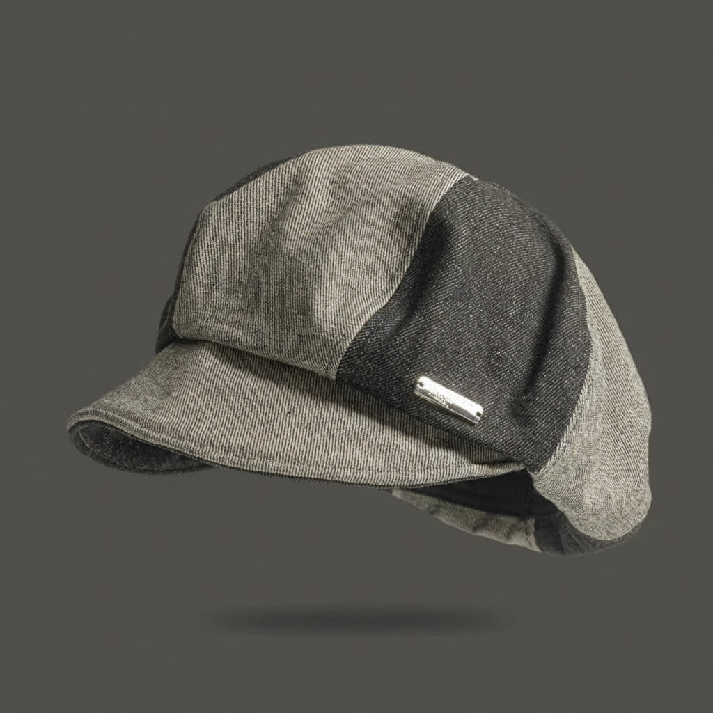 Sterling Aomori Octagonal Denim Newsboy Cap™