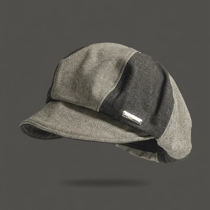 Sterling Aomori Octagonal Denim Newsboy Cap™