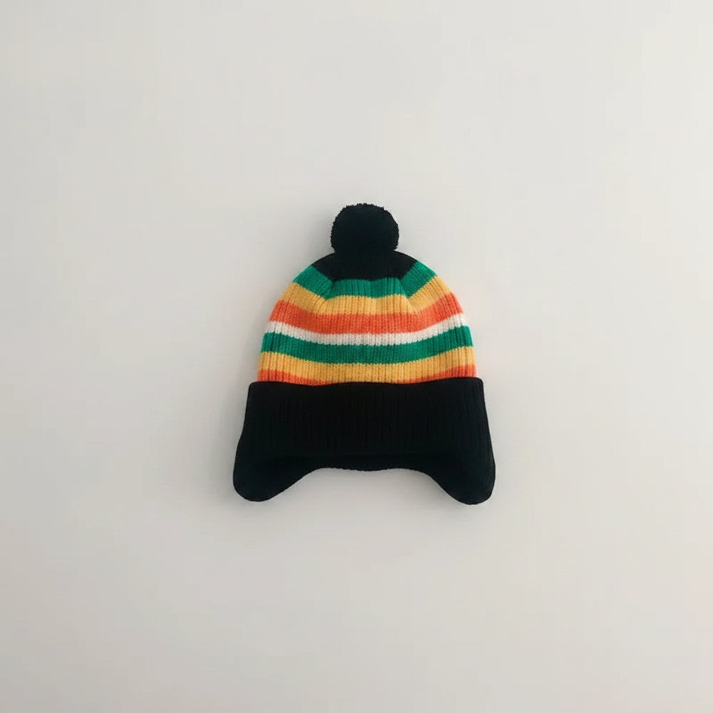Sterling™ Bear Ear Baby Knit Hat with Cotton Lining